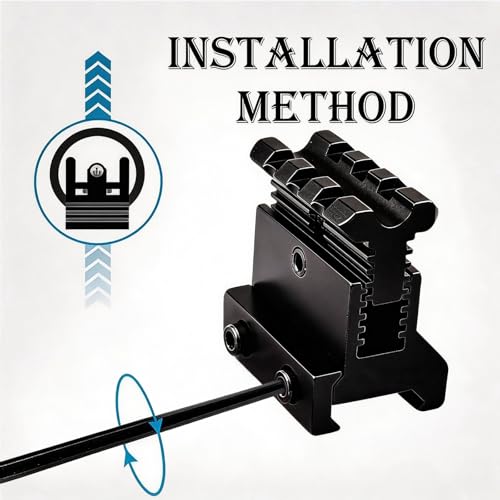 Rail Picatinny 40 mm et support réglable CNC pour vos sessions de tir en extérieur - 4
