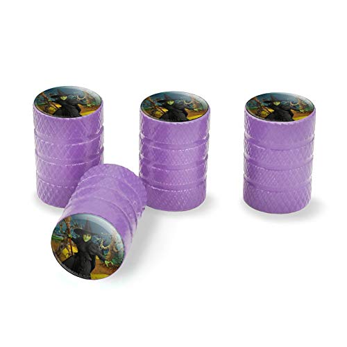 Graphics and More Wizard of Oz Wicked Witch Character Tire Rim Wheel Aluminum Valve Stem Caps