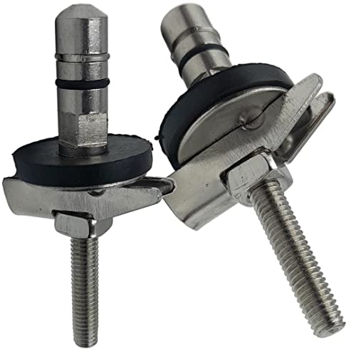 JKC Stainless Steel Ss Seat Cover Hinges Kit For Duravit Wall Hung Toilet Soft Close Hydraulic Seat Cover,White