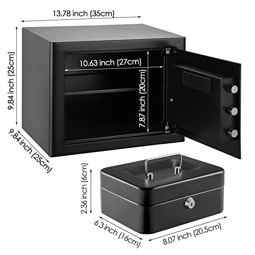 Wandtresor BITOWAT elektronischer Safe mit Spardose