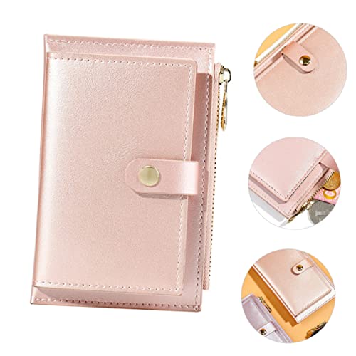 BESTYASH 1pc Women Pu Zipper Purse Multifunctional Pearlized Change Wallet Slim Cards Holder for Cash and Ids for Girls and Women2