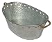 Produktbild standART 42 Zinkwanne Trog Wanne Pflanzwanne Blumenkübel mit Kordelgriffen 54x34,5x19,5 cm