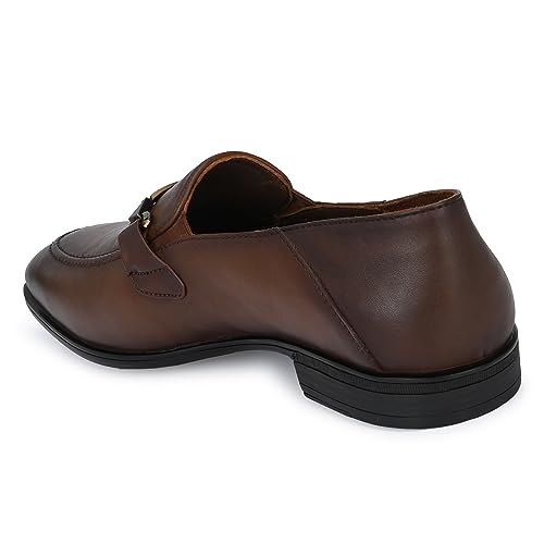Image of egoss Luxe Premium Genuine Leather Loafer Formal Shoes for Men-AS-1