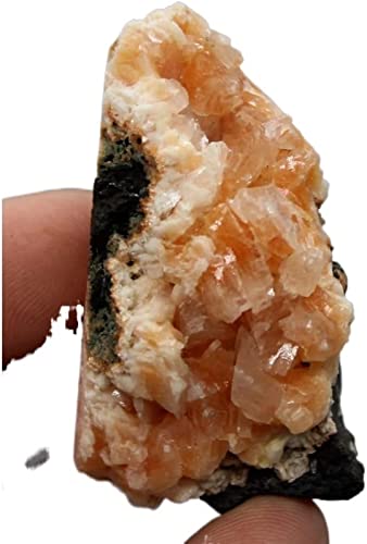 Apophyllite orange de qualité supérieure, cristal de quartz unique - 8