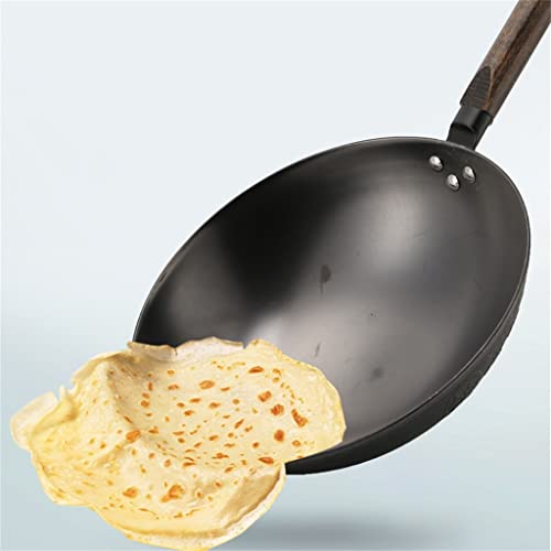 Wok de fondo grueso para cocina con mango desmontable miniatura 4