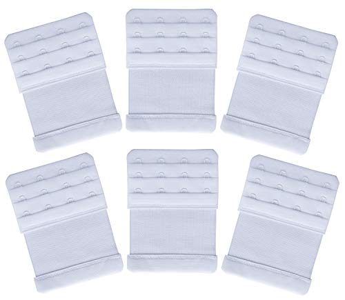 Image of Women's Bra Extenders 4 Hook / 3 Hook / 5 Hook / 2 Hook Soft Comfortable Stretchy Bra Extension Strap