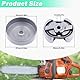 ADEFOL 3/8 Zoll 6 Zähne Kupplungstrommel Ritzel, Montage-Set für Kupplungstrommel mit Montage auf Platte und Stange, Ölpumpe, Ersatzteile für Husqvarna 137 141 142 230 235 236 240
