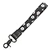 Produktbild SENLLY Schlüsselband Wristlet Keychain Lanyard Strap Handschlaufe Schlüsselanhänger mit Metallverschluss und echtem Leder für Schlüssel, Mobile Handys Telefon, Kamera, Charms (Daisies)