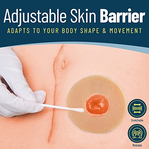 Barrier Rings Box Of 10 By Nubliss - Better Seal For Ostomy Bags Compatible With All Bag Types And Brands - Outer Diameter: 2" (48Mm) 4Mm Thickness #TOP3