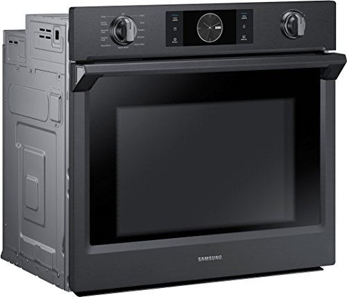 Image of Samsung Appliance NV51K7770SG 30 inch 5.1 cu. ft. Total Capacity Electric Single Wall Oven with Top Broiler, in Black Stainless Steel