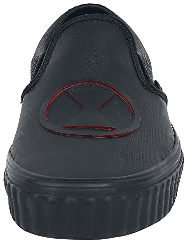 Image of Vans Men's Classic Slip-On Widow / Vn0A38F7U7K 7.5, 9 7.5 M US (Marvel) Black Widow /Black