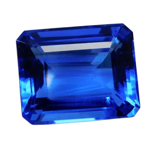 Natural 109.75Ct Blue Tanzania Of Tanzanite Emerald Shape Loose Gemstone Collectible Gem Stone Ideal for Custom Jewelry Making Rings, Necklaces, and Earrings