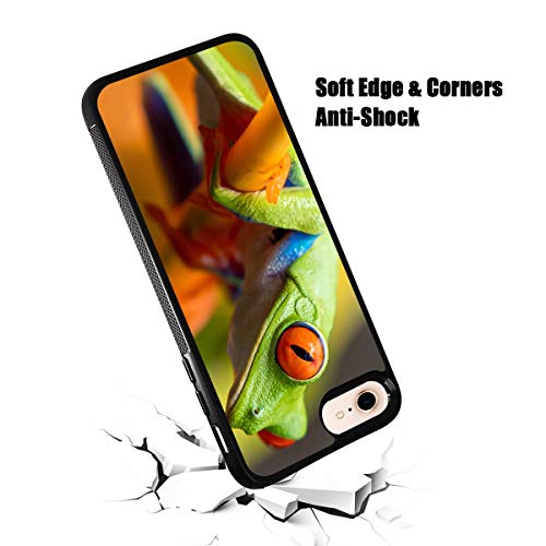 For Iphone 8, Iphone 7, Iphone Se 2 (2020), Art Design Soft Back Case Phone Cover, Hot12821 Green Frog 12821 #TOP4