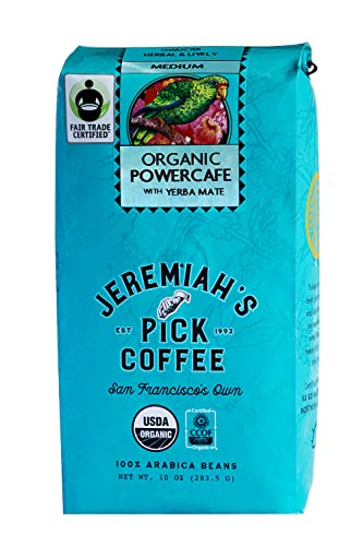 PowerCafe® Orgánico Café en Grano Tostado Oscuro 10oz miniatura 1