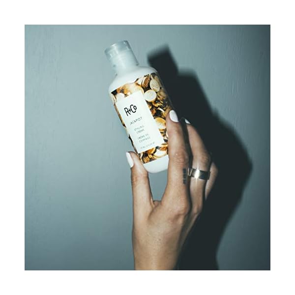 R+Co Jackpot Styling Crème | Thermal Protection + Seals In Moisture + Improves Elasticity | Vegan + Cruelty-Free | 6 Oz