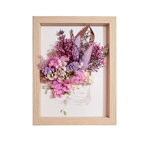 Marco de Madera con Flores Secas para Decoración miniatura 1