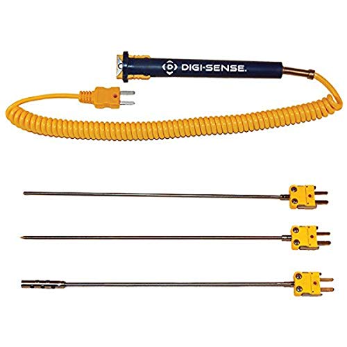 Sonde de type K de température Digi-Sense, kit complet avec câble bobiné 5 pi