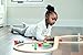 Premium Wooden Train Set Toy, 30pcs Double-Sided Train Tracks, Magnetic Trains Cars & Accessories for 3 Year Olds and Up - Compatible with Thomas Tank Engine and Other Major Brands