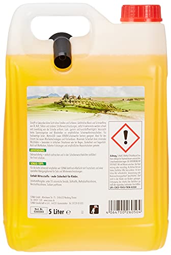 SONAX 02605000 Ruitenreiniger gebruiksklaar met citrusgeur (5 liter) gebruiksklare reiniger voor de ruitensproeiers en… - Image 3