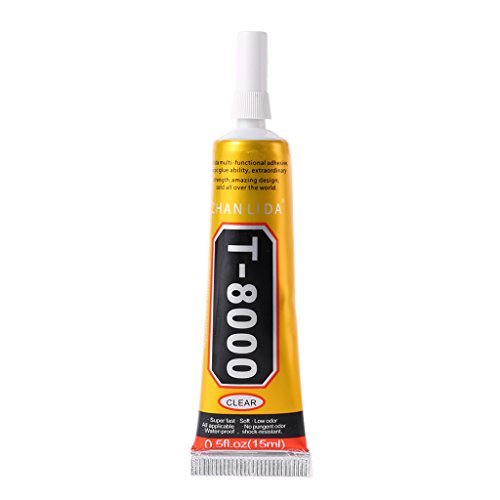 Preisvergleich Produktbild BouT T8000 Multi Repair Kleber für Flüssigkeitsstich, Flüssigkeitskleber, für Touchscreens, wasserdicht, Dichtstoff für Schuhe, Leder, Keramik, Kunststoff, Gummi
