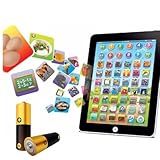 Tablet Infantil Didático Interativo Bilingue Azul