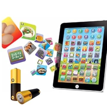 Tablet Infantil Didático Interativo Bilingue Azul