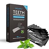 🦷 [BLANQUEADOR DE DIENTES TIRAS CON INGREDIENTES SEGUROS] Nuestro ingrediente funciona perfectamente para nuestros clientes que tienen dientes sensibles sin irritar sus dientes. Las tiras blanqueadoras muestran que el blanqueamiento dental profesional es seguro y sencillo.