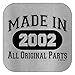 21st Birthday For Women Made In 2002 All Original Parts Unisex T-Shirt Medium Sport Grey