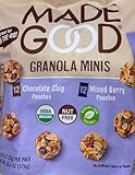 Made Really Good Granola Minis, Chocolate Chip and Mixed Berry, 24 Pouches, USDA Organic, Nut Free