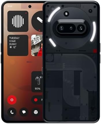 Nothing Phone (3a) Smartphone 8GB+128GB SIM-Free - Black