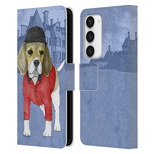 Chien Courant étui portefeuille en cuir Samsung S23 5G Head Case