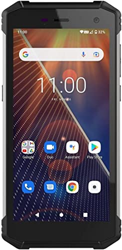 Hammer Energy 2 Eco Pantalla HD IPS de 5.5", Cámaras de 13 MPx/5 MPx, Dual SIM, LTE, NFC, Batería de 5000 Mpix, Carga RÁPIDA, IP68 Resistente AL Agua Y Polvo, 3GB RAM/32GB DE Almacenamiento – Negro