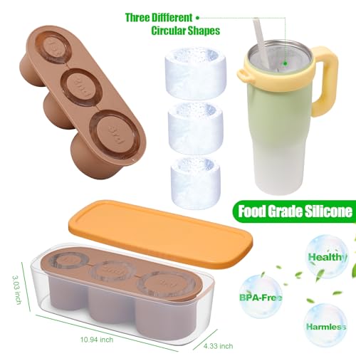 Set de bandejas de hielo apilables con tapa y contenedor miniatura 6