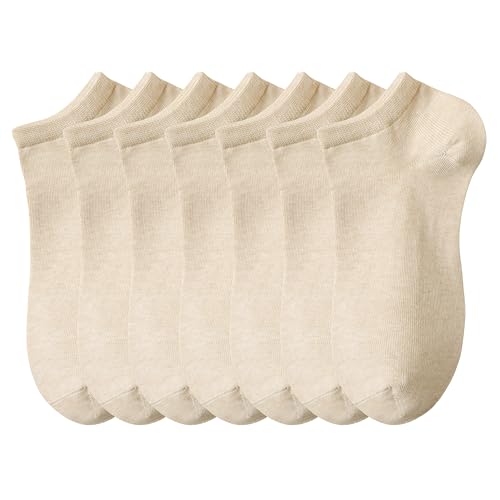 Image of Womens Ankle Socks Cotton No-Show Comfortable Low-Cut Liner Kraft Paper Gift Box