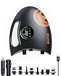 OutdoorMaster Shark 2S 88.8Wh Electric Paddle Board Pump, Rechargeable Battery for 6 SUPs Inflation & Deflation, 20PSI SUP Air Pump 12V/15.8V DC & Type-C Input, Auto-Off & 8 Nozzles for Inflatables