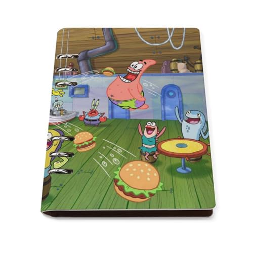 ノート スポンジボブ メモ帳 バインダーノート A5 6穴 90枚 てちょう ハードカバー メモ ンダー A5サイズ 横罫線 ??本 文房具 オフィス用品 ルーズリーフ 学生 キャンパス おしゃれ プレゼント 贈り物