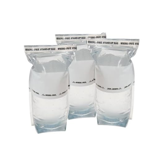 survie Eau Sacs – PLEIN AIR et camping Sac d'eau d'urgence Stand Up de 1 litre (lot de 3)