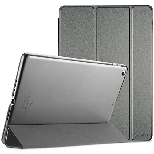 Image of ProCase Smart Case for iPad 9.7 Inch iPad 6th /5th Generation 2018 2017(Model: A1893 A1954 A1822 A1823), Ultra Slim Lightweight Stand Cover with Translucent Frosted Back -Metallic