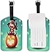 Produktbild Halloween kleine Hexe Katze Kürbis Laterne Kofferanhänger für Gepäck Koffer Tasche Travel Label Leder