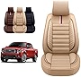 OASIS AUTO Tailor Fit Seat Covers Compatible with 2009-2022 Ford F-150 F150 F-250 F250 F350 F350 (FF-01 Full, Tan)