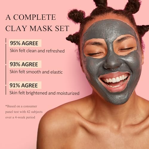 Shvyog 4 Pcs Clay Mask Set, Vitamin C Turmeric Clay Mask thumb #4