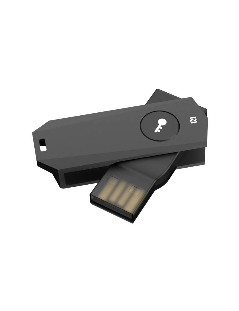 eSecuFIDO-FD203 FIDO 2 USB-A+NFC+BLE Token-Negro