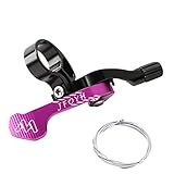 JFOYH Palanca remota para tija de sillín Vario – Kit de palanca de MTB Dropper Post para instalación interna y externa, aluminio CNC, compatible con manillar de 22,2 mm