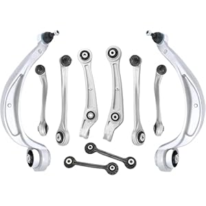10pcs Front Lower Upper Control Arm Suspension Kit fit for 2012-2015 Audi A4/A4 Quattro, for 2013-2016 Audi A5/A5 Quattro, for 2013-2015 RS5, 2012-2016 Q5,2012-2018 audi A6/A6 Quattro/A7 Quattro