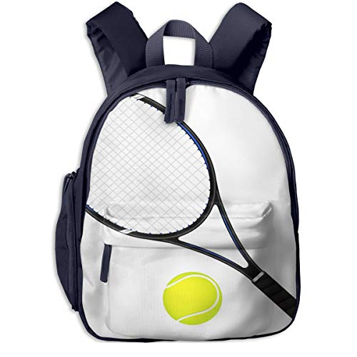 Mochilas Infantiles  Bolsa Niño Bebe Guarderia Escolar con Pelota de Raqueta de Tenis