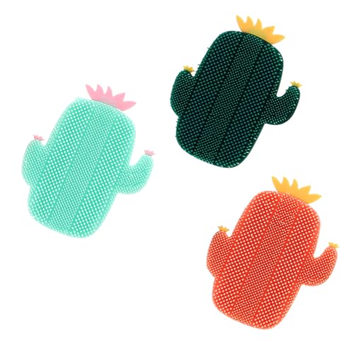 Gogogmee Silicone Face Brush Set Exfoliating Brush for Face 3 Pieces for Smooth Skin