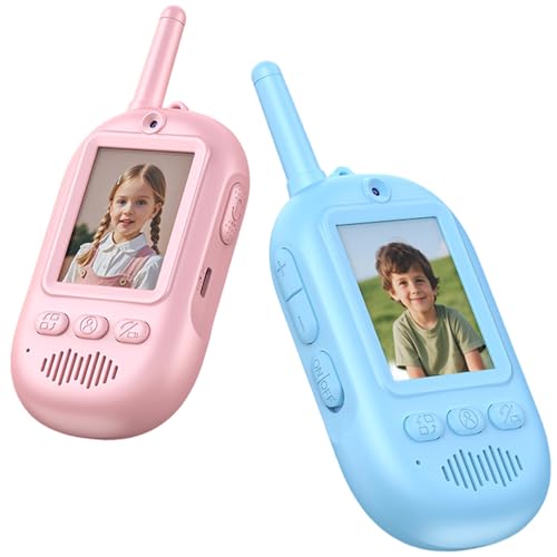 Walkie talkies para niños con videollamadas en vivo y un botón para juegos