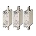 Produktbild SIEMENS - x3 Stück NH-Sicherungseinsatz, NH000 80 A Stirnkennmelder