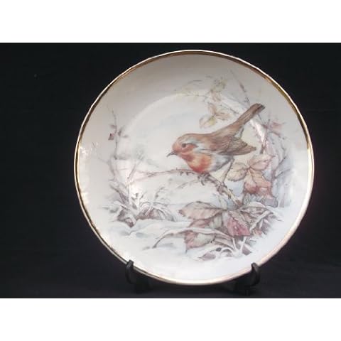 Robin in Winter Decorative Plate - 20cm Cover