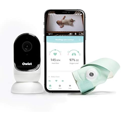 Monitor inteligente Owlet Smart Sock 3 y cámara Cover